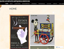 Tablet Screenshot of davidaantiques.com